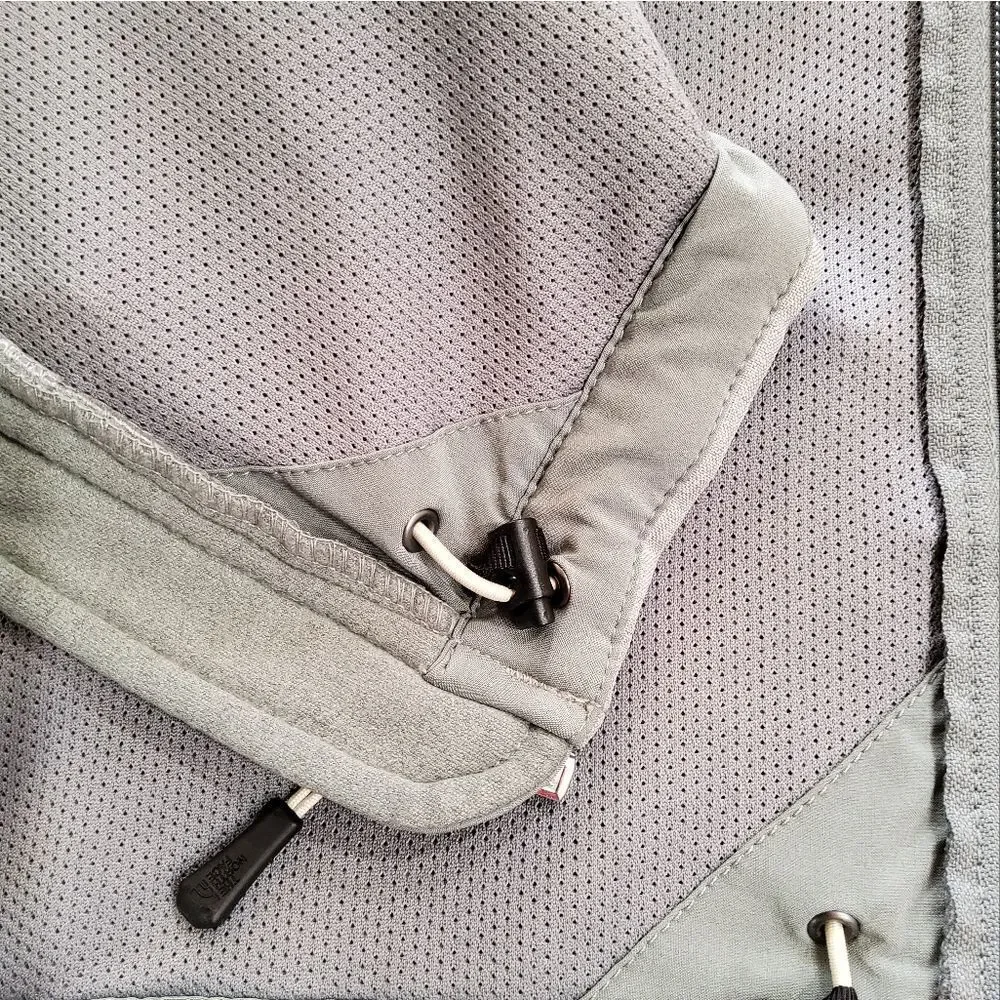 The North Face gray silver